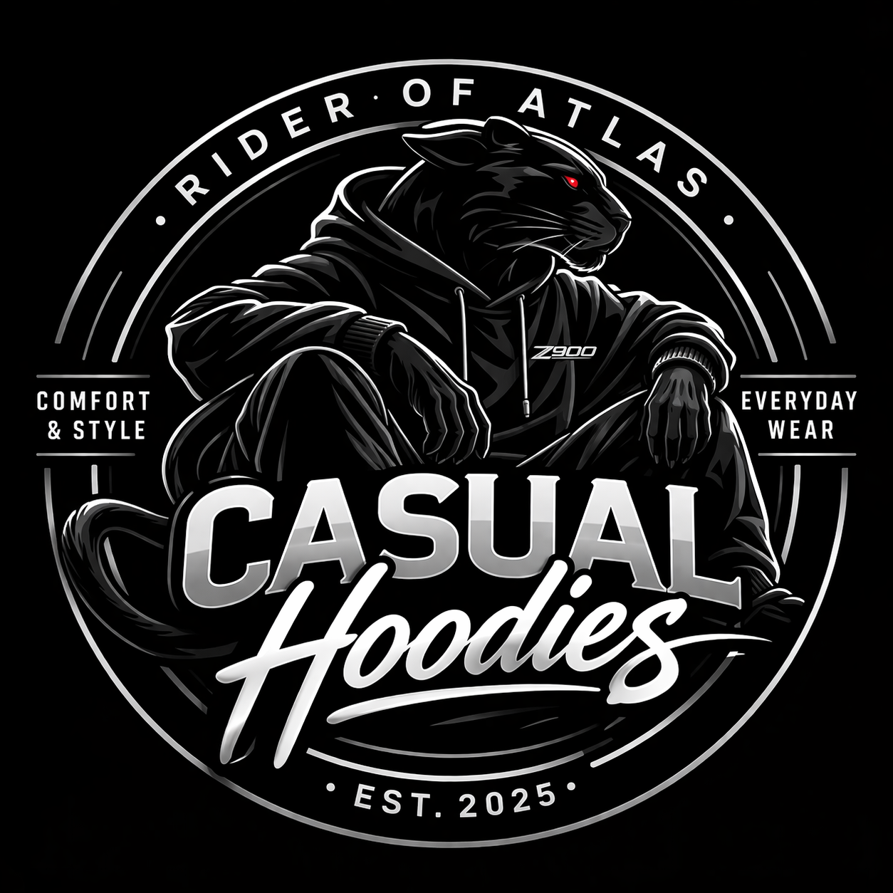 Casual Hoodies  Official Rider of Atlas merch